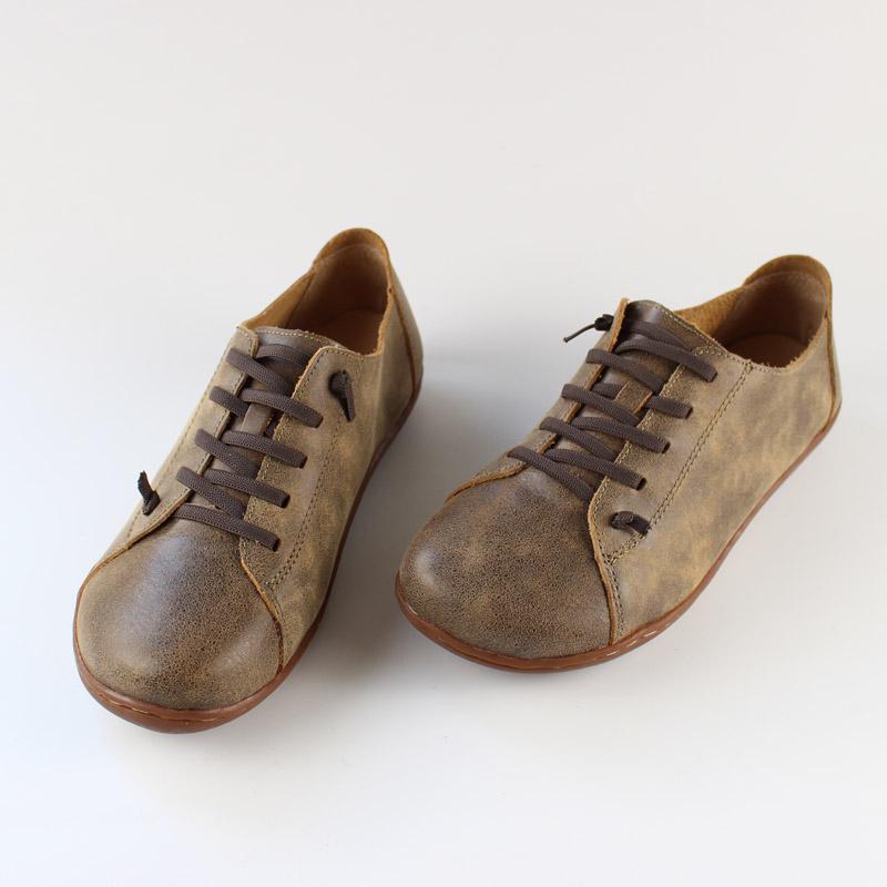 Modische Vintage-Herrenschuhe aus Rindsleder Outdoor-Schuhe Used-Look Echte Lederschuhe