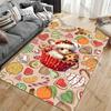 Festive treats holiday theme carpet Yoga living room room decor children's crawling mat doormat area rug games mat