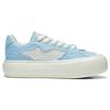 Li Ning Cream Puff Platform Slip Resistant And Breathable Low Top Skateboard Shoes Women's Blue AZGT026-6
