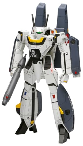 Wave Super Dimension Fortress Macross VF-1S/A Super Valkyrie Battroid 1/100 Scale Plastic Model Kit, Approximately 16cm Tall, MC-068