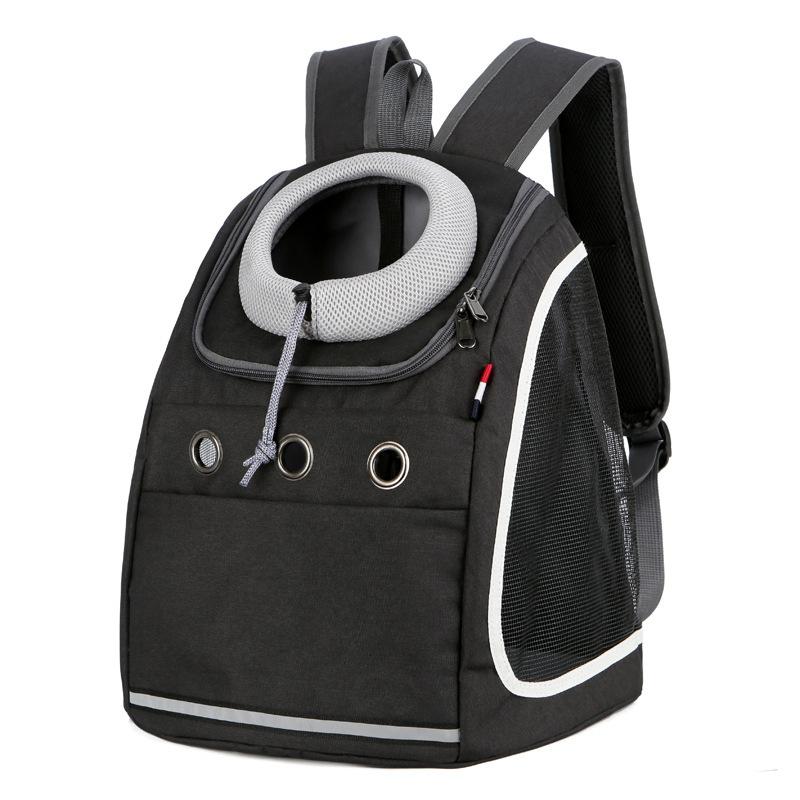 Double Shoulder Strong Pet Carrier Backpack Dog Cat Outdoor Travel Carrier Packbag Portable Pet Bag Mesh Backpack Head for Dog