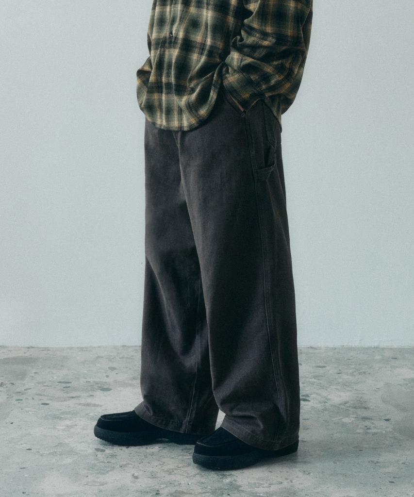 CGP One-Pleat Carpenter Pants_Charcoal (Type A)
