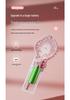 F3 USB Rechargeable Handheld Spray Humidifier Mini Fan for Dorms & Desktops