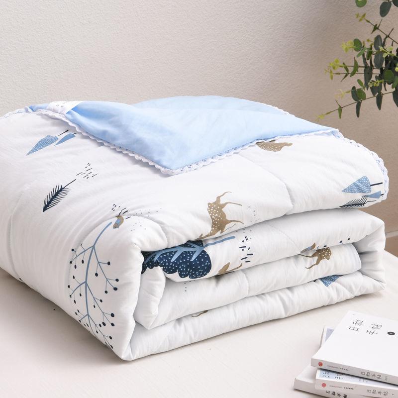 Cute Thin Comforter Quilt With Floral Lace High Quality Children King Animals Fruits Bedspread Adult Patchwork Bed Blankets