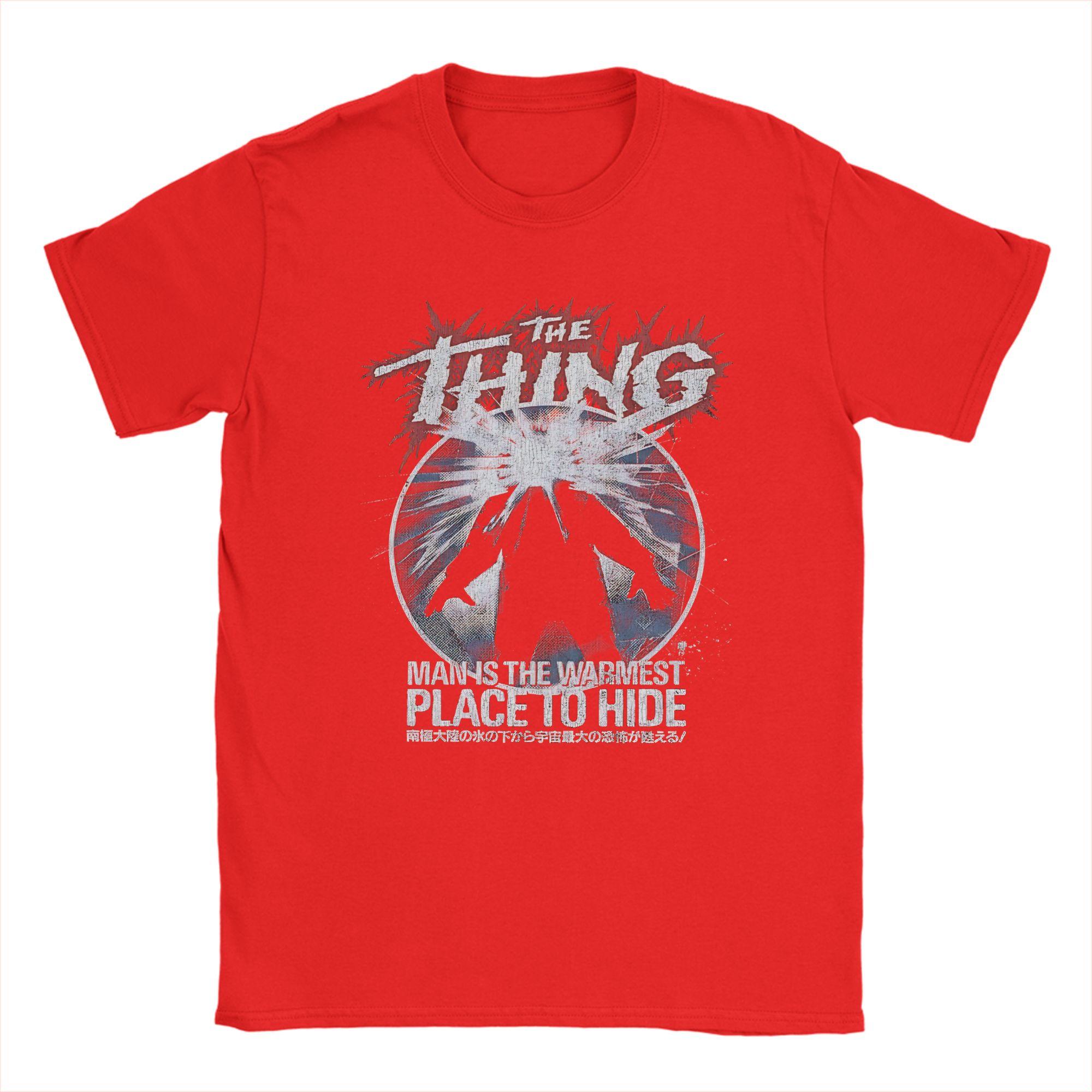 films ghost The Thing Movie TShirt Summer  Novelty T Shirts Unisex Cotton O Neck Oversized Clothing Short Sleeves Vintage Tshirt S