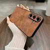 For Samsung S25 Business Leather Phone Case For Samsung Galaxy S25 Ultra Fundas Soft Bumper Cover Capa For Samsung S25 Plus