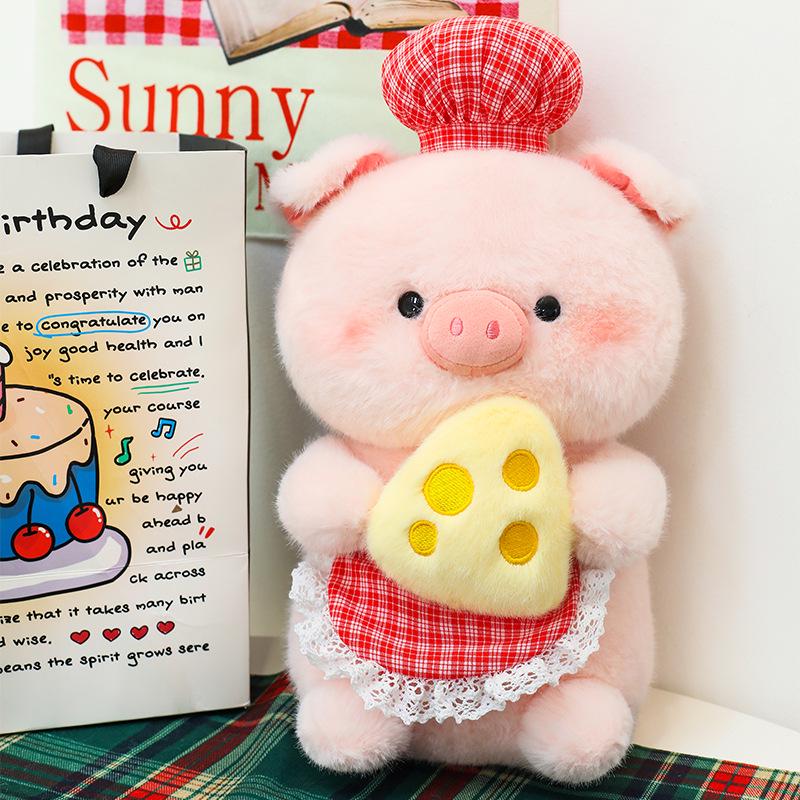 Милая Плюшевая Игрушка Сырная Свинка - Кукла Маленькая Свинка Подарок 25cm 0.15kg