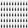 50pcs Insulated U-Type Wire Connector Spade Electrical Terminals Crimp Terminal  Wire Connector