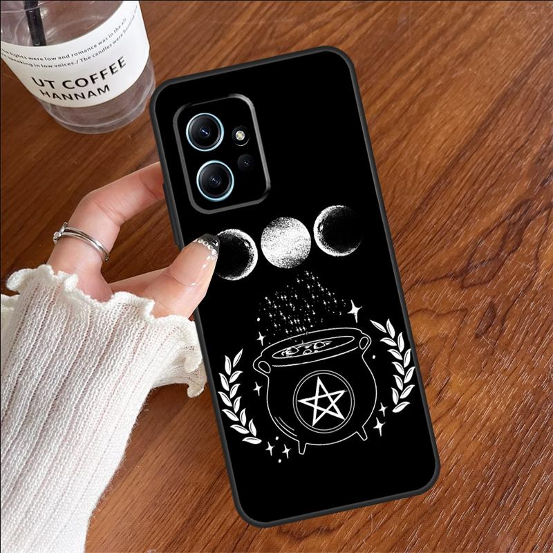 Witchcraft Occult Pentagram Case For Xiaomi Redmi 12C 13C 14C 10C Redmi Note 13 Pro 14 12 11 9 10 9S 10S 11S 12S Cover