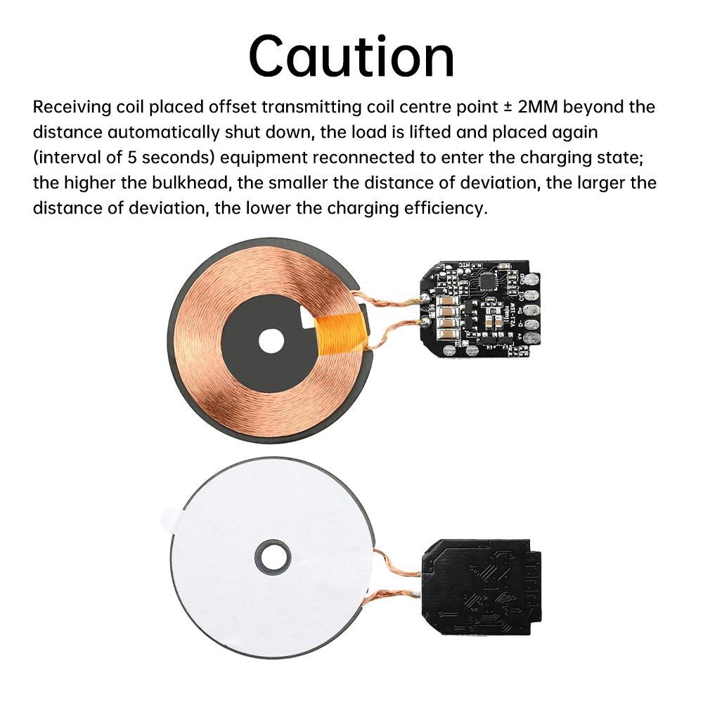 15W Low Temperature Wireless Charging Module Transmitter PCBA Wireless Charger Motherboard Magnetic Charging Motherboard Coil