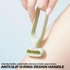 3Colors Non-Sensory Armpit Hair Razor, Leg Hair and Armpit Hair Razor, Macro Blade for Gentle Shaving
