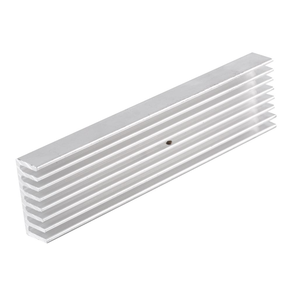 DIY Cooler Aluminum Heatsink Heat Sink Chip 100*25*10mm for IC LED Power Transistor