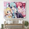 Arazzo Vocaloid Hatsune Miku Rin Teto, Carina Decorazione da Appendere al Muro Anime
