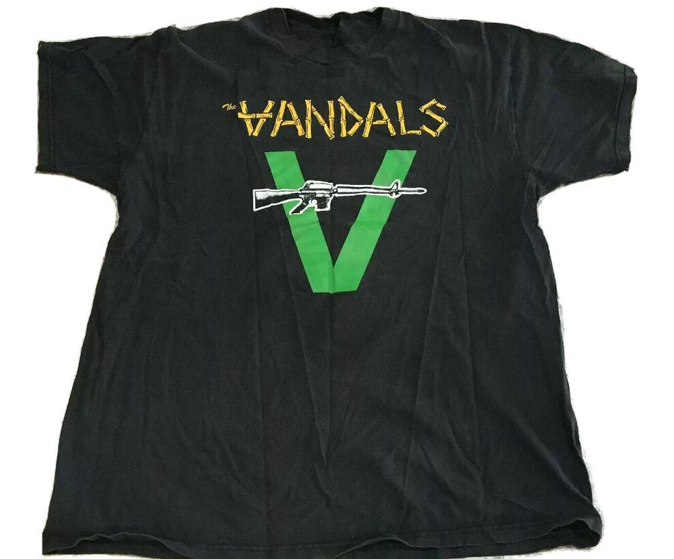 The Vandals Band Music Black T-Shirt Cotton All Size VK153 Unisex T-Shirt XL
