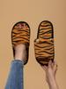 Leopard Print Open-Toe Flip-Flops for All Seasons