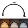 Half Moon Desk Lamp 100 To 240V 3200 To 5600K Dimmable Half Moon Nail Lamp Flicker  Touch Control Panel for Lash Extension