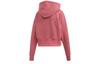 Adidas Originals RYV Sweatshirts Women's Dark Reddish Purple Hooded Moderate Regular EJ8539