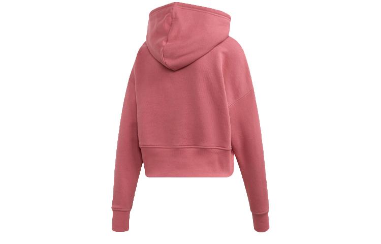 Adidas Originals RYV Sweatshirts Women's Dark Reddish Purple Hooded Moderate Regular EJ8539