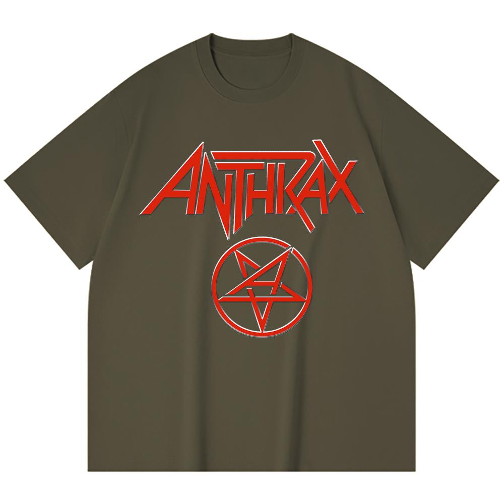 230 g/m² 100% Baumwolle Heavy Metal T-Shirt Rockband Beliebte Musik Druck Unisex Schweres Baumwoll-T-Shirt