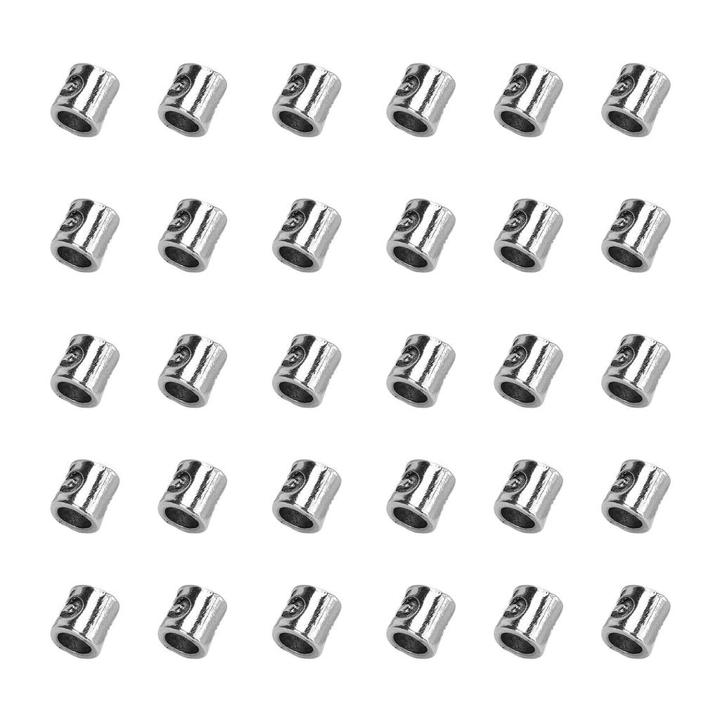 60 Pcs Spacer Beads Vintage Silver 12 Zodiac Large Hole Beads Hand Made DIY Bracelet Jewelry Making Spacer Beads