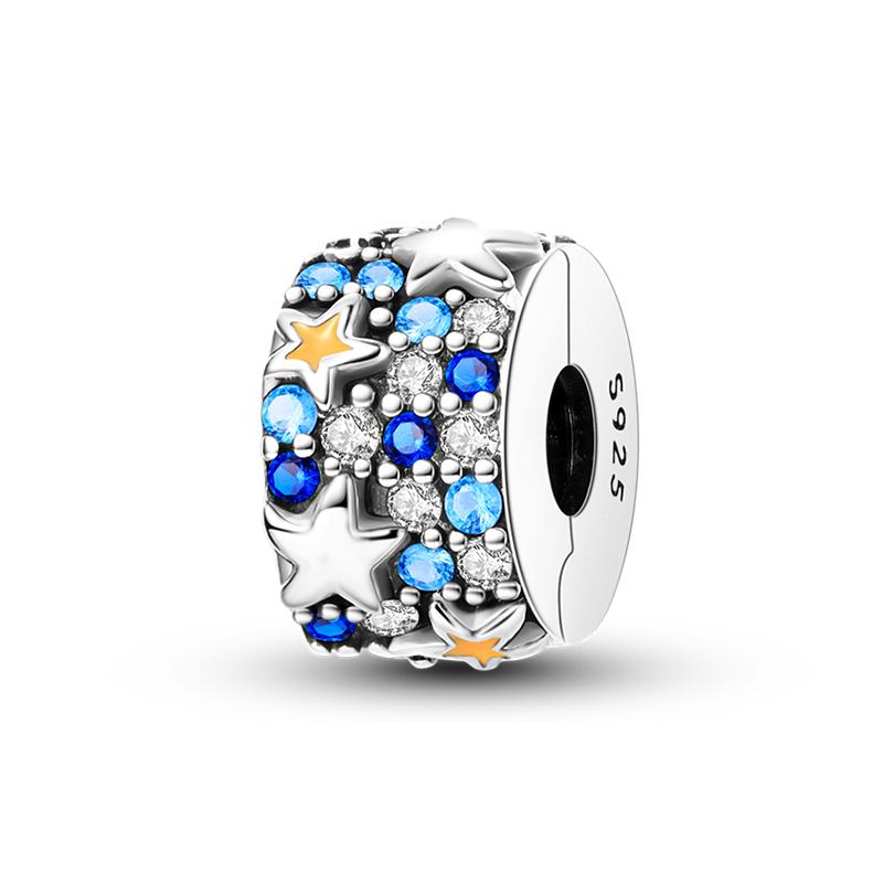 Copper Jellyfish Dolphin Turtle Starfish Shell Luminous Ocean Series Charms Beads Fit 3Mm Original Bracelets Diy Jewelry