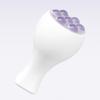 Jade Roller Face Massager Ice Roller Facial Guasha Tool 360 Degree Rotate Handheld Faux Crystal Ball Massager for Lift Firming Neck Skin Tightening