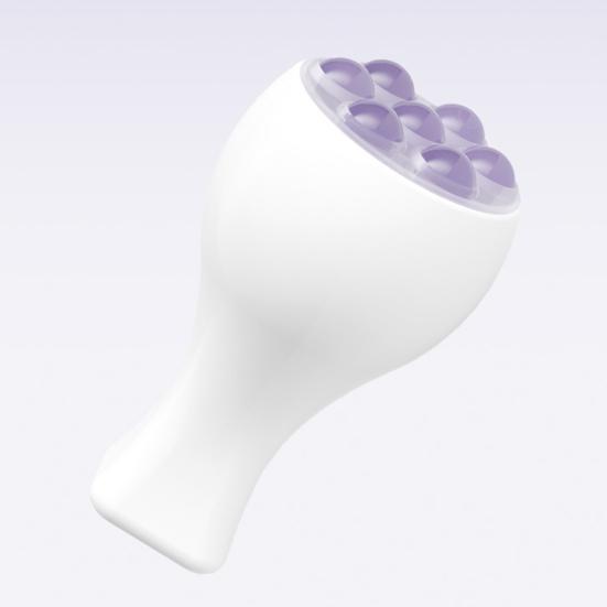 Jade Roller Face Massager Ice Roller Facial Guasha Tool 360 Degree Rotate Handheld Faux Crystal Ball Massager for Lift Firming Neck Skin Tightening