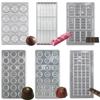 3D Food Grade Durable Polycarbonate Non Stick Easy Chocolate Mold for Baking Decor Tools Silicone Letter Mold Baking Supplies