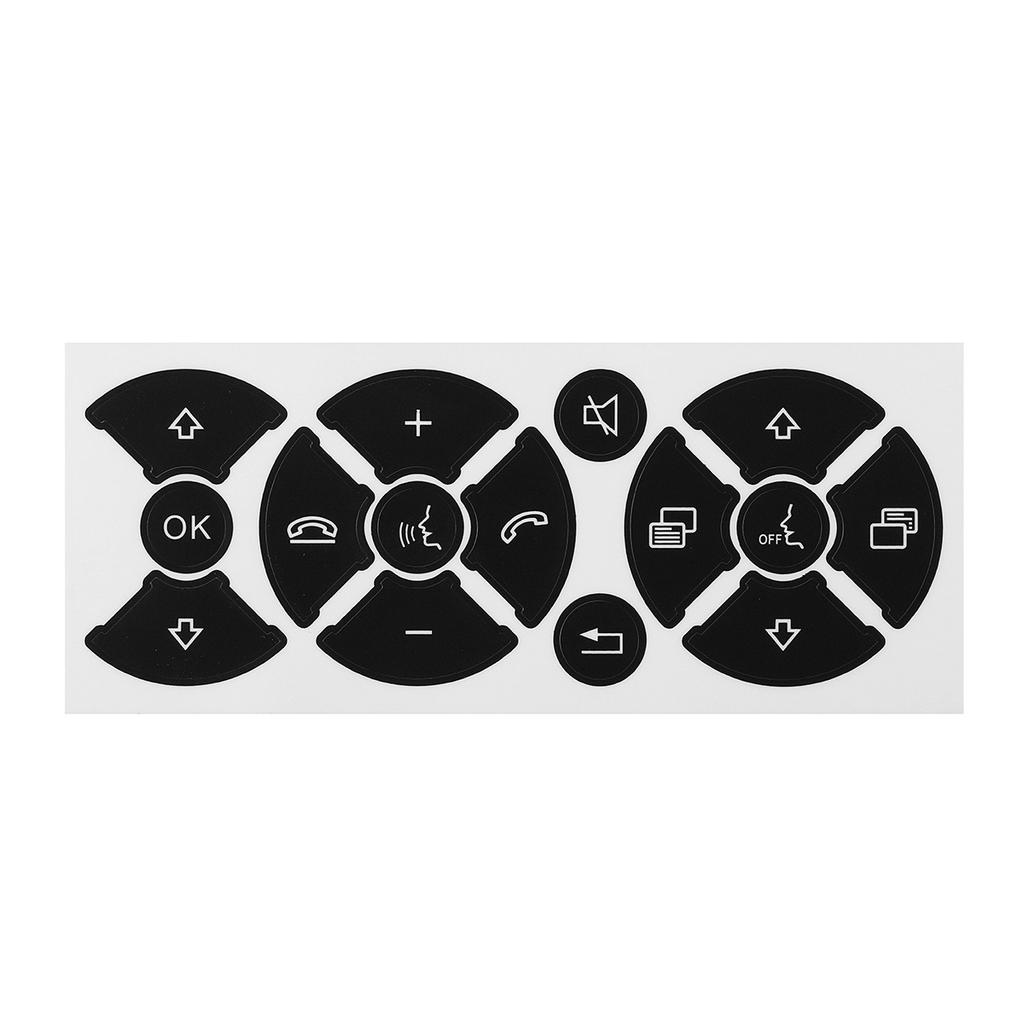 Voor Mercedes Benz GLK350 C-Klasse CLS C218 SLK W172 W204 W212 W218 W207 W220 Zwarte Auto Knop Reparatie Sticker Decals Stickers