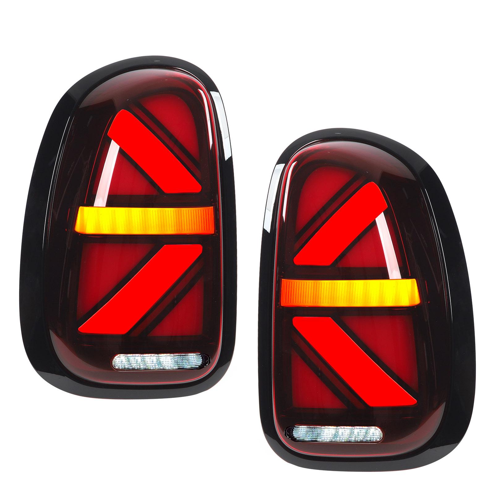 

1 пара светодиодных задних фонарей Union Jack для замены противотуманных стоп-сигналов для Cooper R60 Countryman