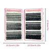 30D-100D Dense Mixed Pack Eyelash Book: D-Curl Segmented Lashes, 8-16mm, Large Capacity