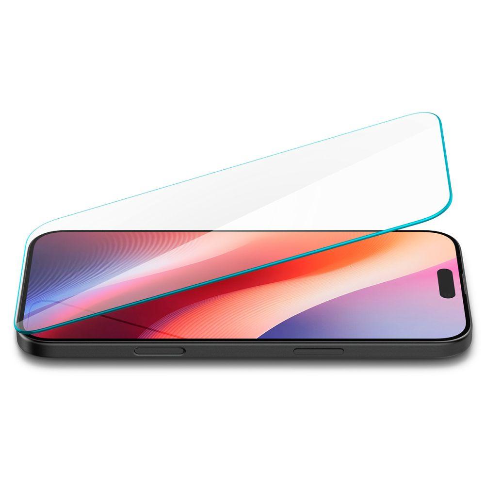 Spigen Glas.tr Slim Gehärtetes Glas Iphone 15 / 16 Klar
