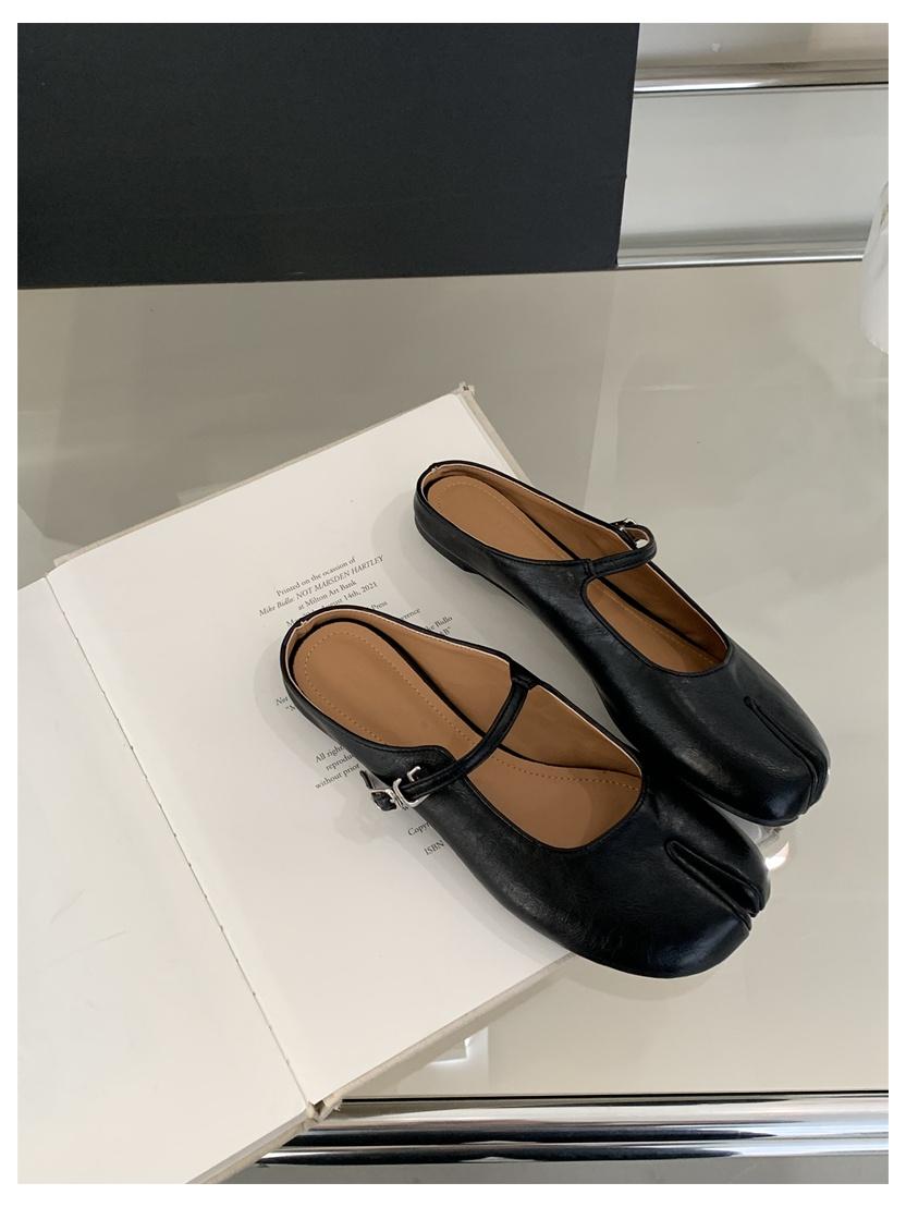 

Женские таби-ниндзя тапочки брендовые мюли мягкая микрофибра удобные балетки модные сланцы с раздельным пальцем повседневные лоферы мелкие балетки mujer 35 чёрный