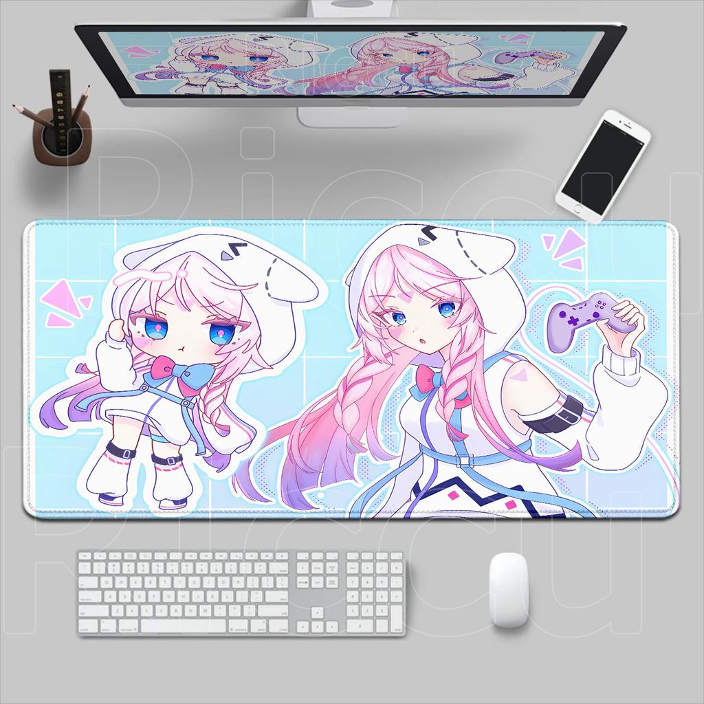 Kawaii Genshin Impact Citlali Large Mouse Pad xmm NonSlip Rubber Gamer Computer Desk Mat Office Laptop Decor