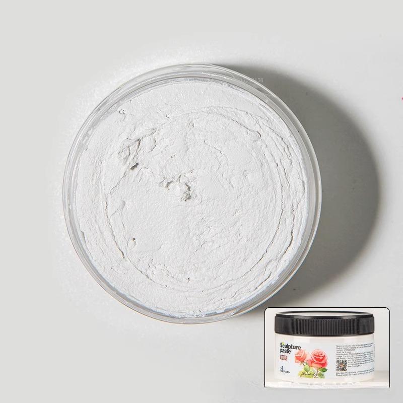 200g Painting Relief Paste Three-dimensional Sculpture Paste Acrylic Pigment Art Illustration Molding Decorative Water Color белый