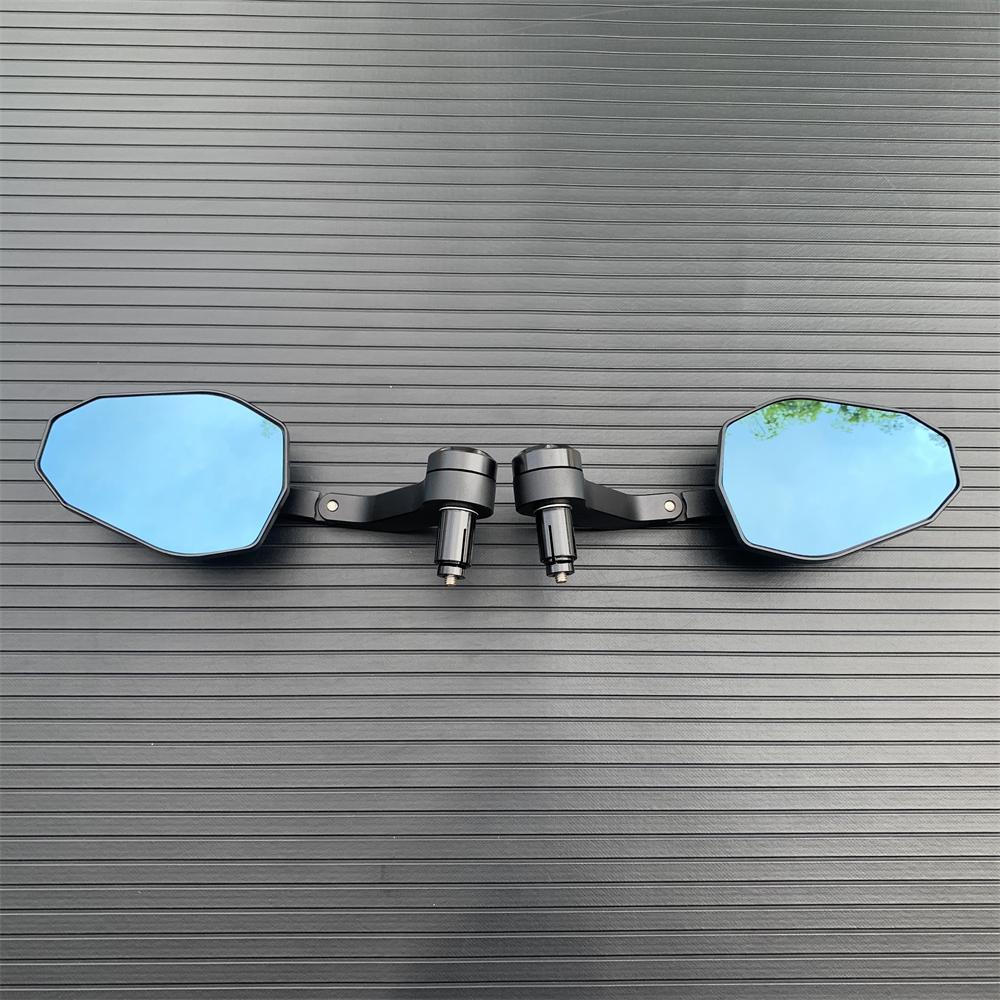 For DUCATI Streetfighter V2 V4 848 MONSTER 821 1200 Scrambler 400 800 XDIAVEL Motorcycle CNC Aluminum Handlebar Bar end Mirrors