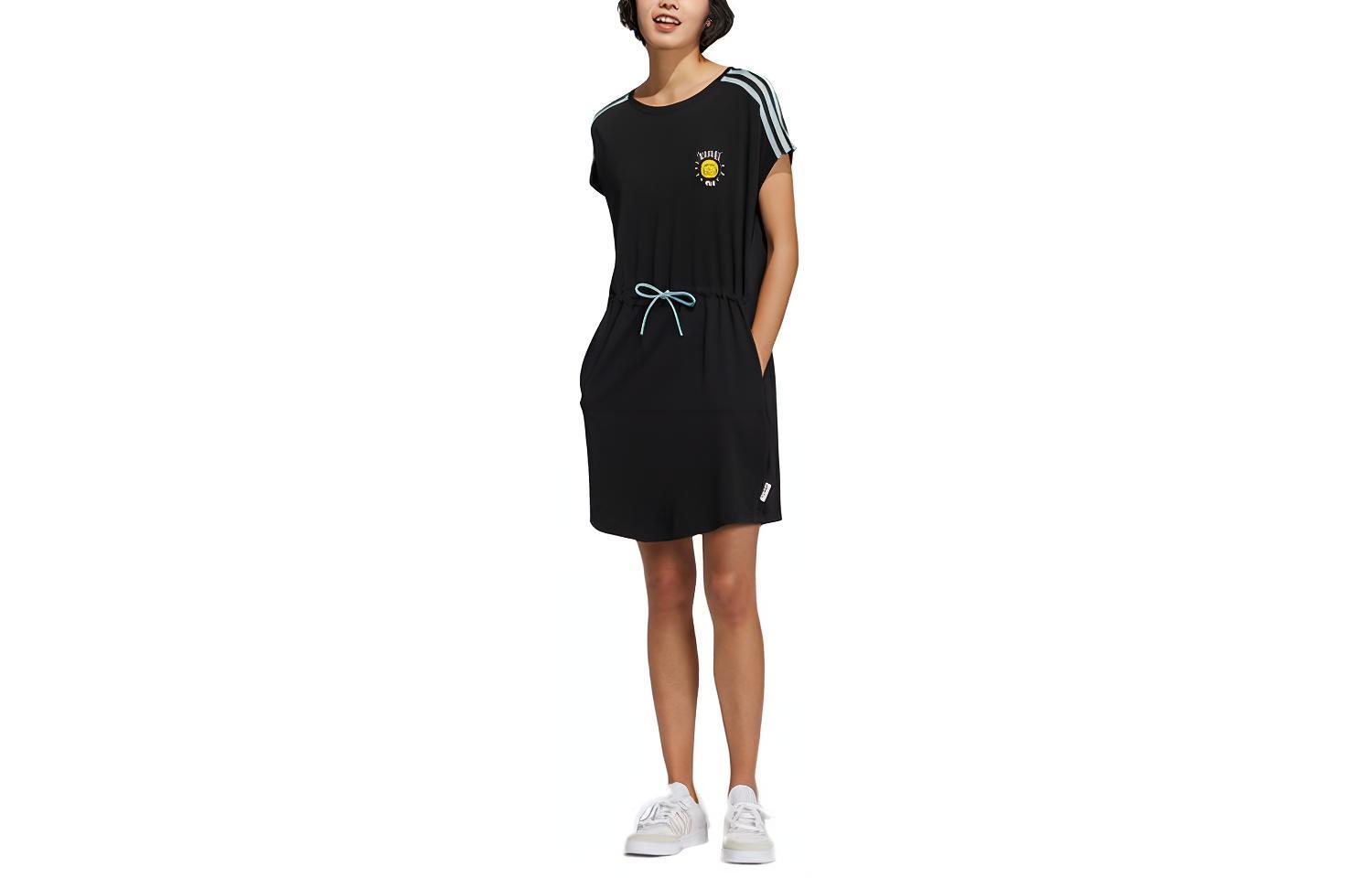 Adidas Neo Short Sleeved Dress Women s Black GP5778 L