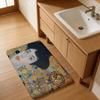 Gustav Klimt The Kiss Soft Hallway Carpet Non-Slip Laundry Room Mat Laundry Decor Balcony Child Living Room Toilet Rug
