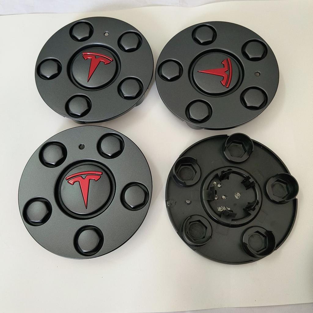 QPPU3 4 VNT. Tesla 2024 Model 3+ Highland 2024 Ratų centriniai dangteliai 18 colių Ratų centrinis dangtelis Nesugadinantis montavimas