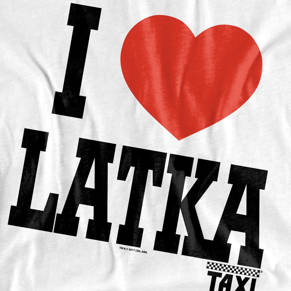 TAXI Mens I Heart Latka T-Shirt
