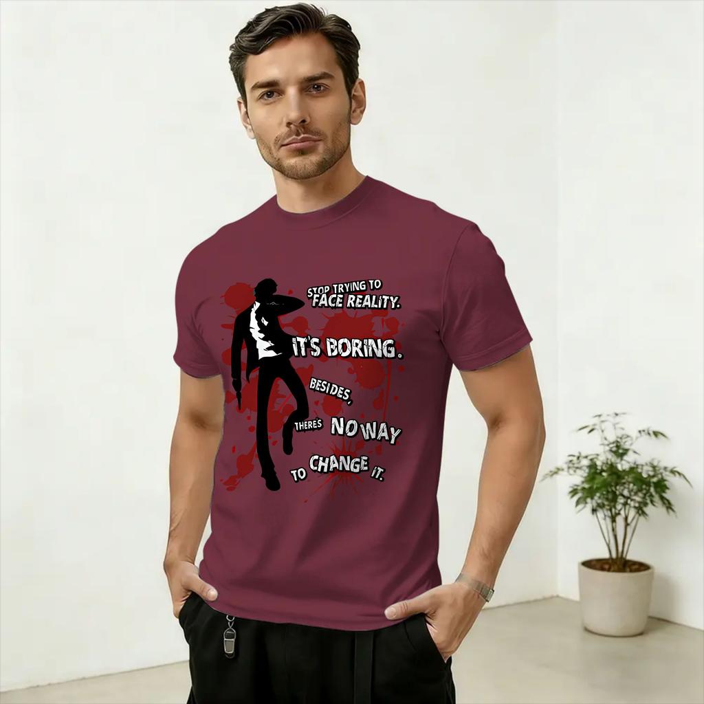 Yu Narukami PPersonas Unisexs T Shirt Casual Tees Short Sleeve Round Collar TShirts 100 Cotton Gift Clothes