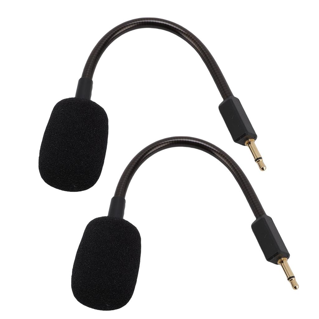 Detachable Game Microphone Fit for Razer BlackShark V2 3.5mm Jack Noise Cancelling Microphone Replacement Black