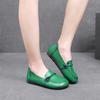 GKTINOO Women Loafers Spring Genuine Leather Comfort Flat Mother Shoes Slip-On Footwear Female Footwear Zapatos De Mujer