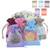 1/10PCS Washable Gift Drawstring Bags Reusable Burlap Gift Bags New Storage Bags For Gift Giving