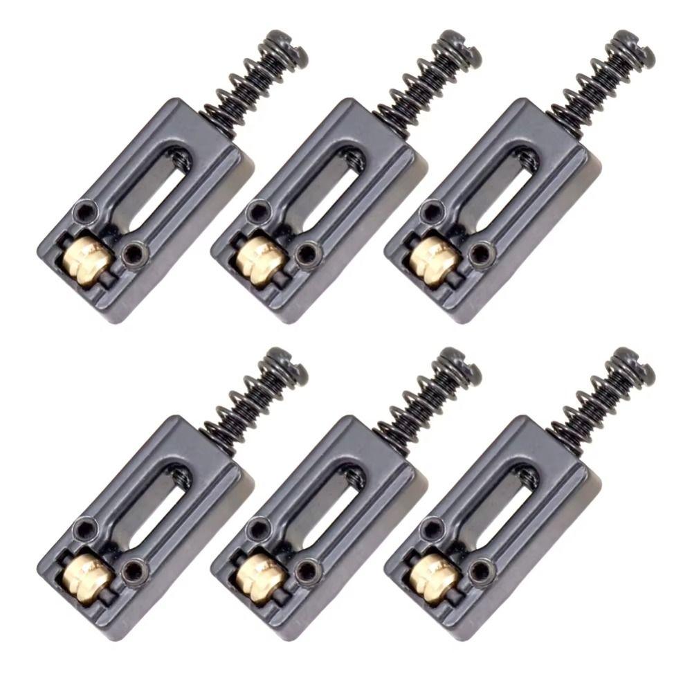 Black Gold Electric Guitar Bridge Replacement Bridge Tremolo Saddles  Electric Guitar Accessories