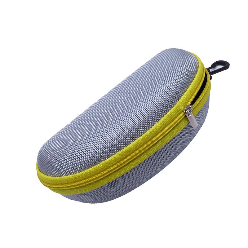 

Портативный чехол для очков Eva с карабином, цветные жесткие чехлы для солнцезащитных очков, защитная коробка для очков на молнии, аксессуары для очков