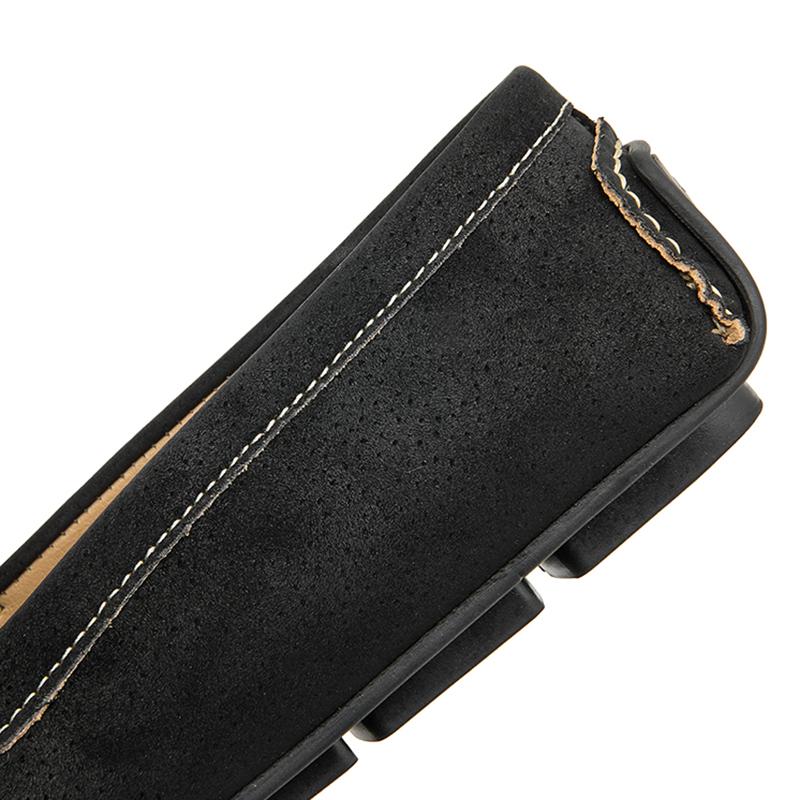 Scarpe Casual da Uomo in Pelle Mocassini Leggeri Slip-on Comodi Scarpe da Guida