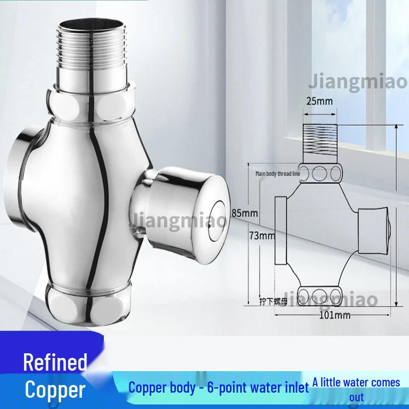 MDNG Copper Manual Delay Flush Valve