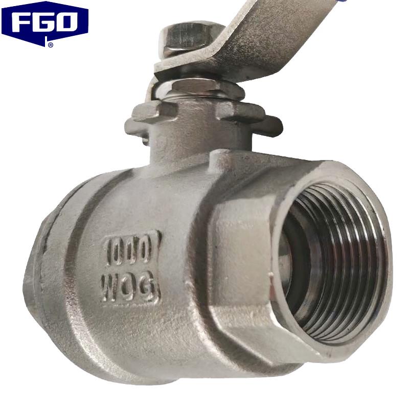 FGO Stainless Steel Two-Piece Ball Valve
