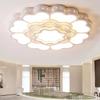 Simple Modern Circular Hall Lamp, Large-sized Flower LED Ceiling Light Fixture
